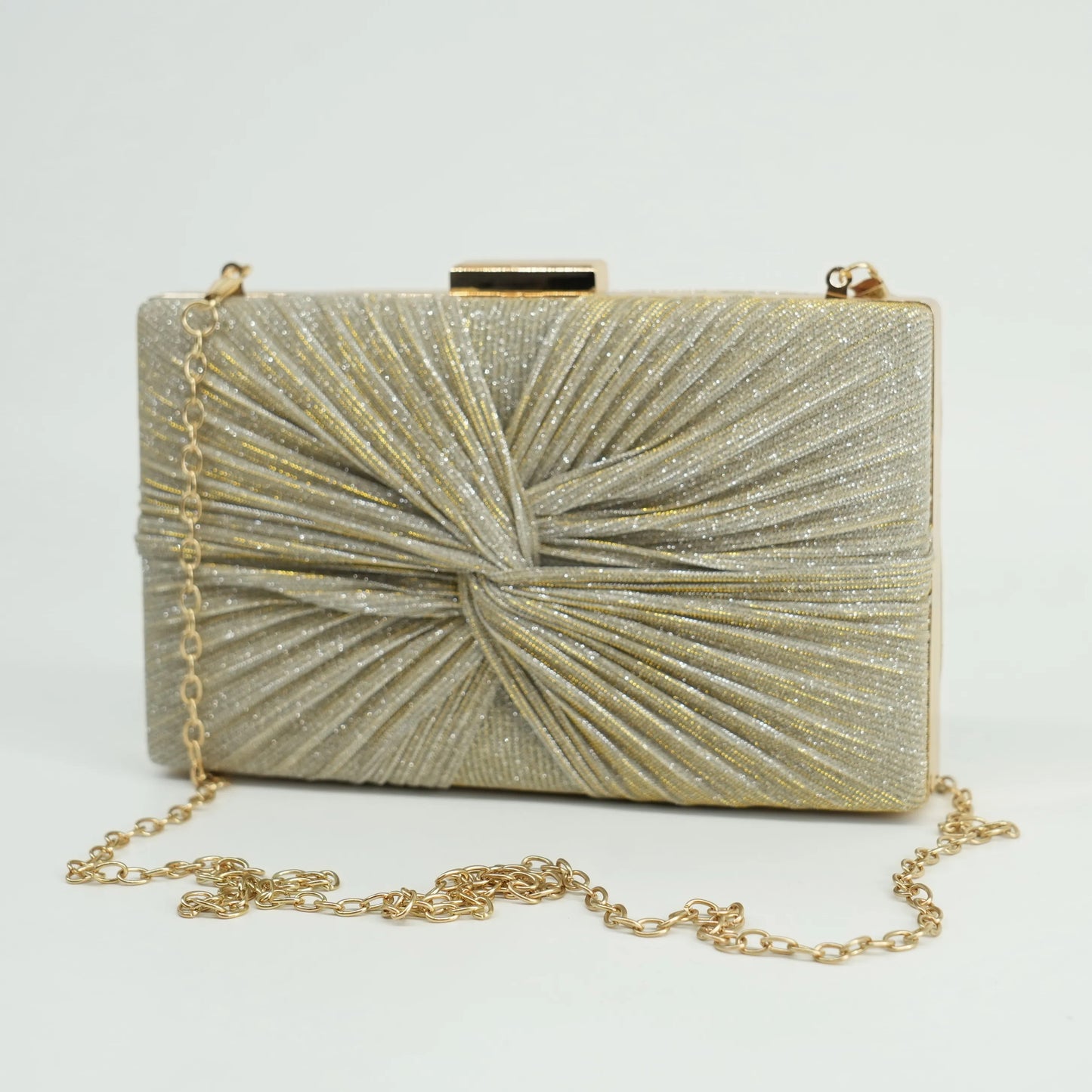Evening Rectangle Shiny Clutch