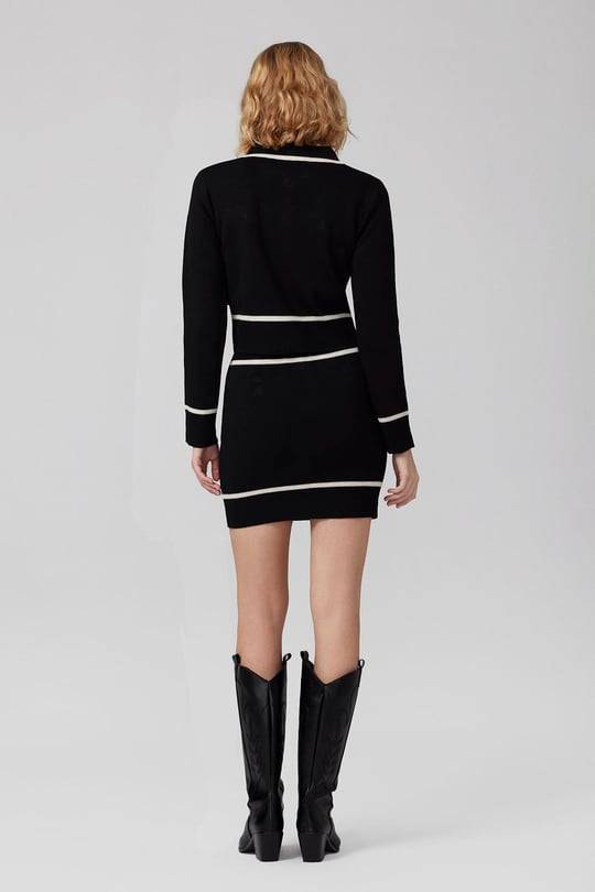 Knitwear 2 Pieces Set Cardigan and Mini Skirt