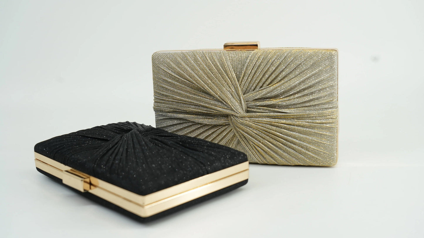 Evening Rectangle Shiny Clutch