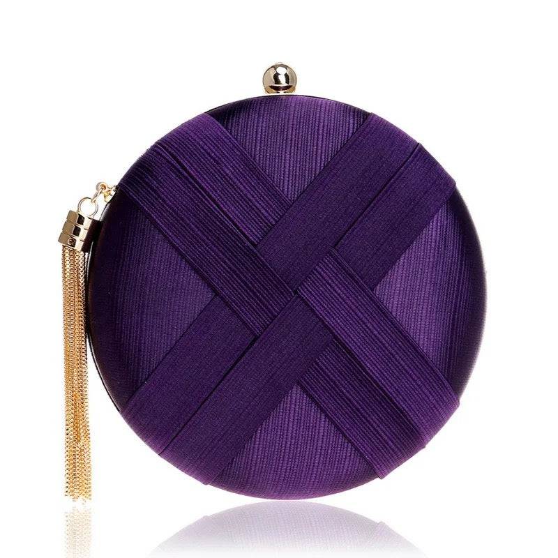 Lusso Luxury Satin Tassel Clutch