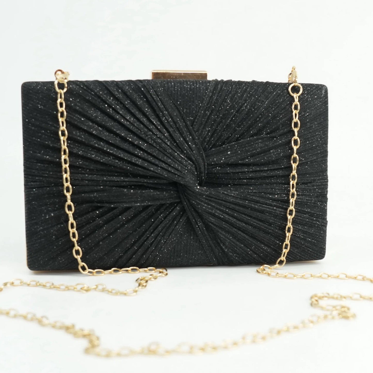Evening Rectangle Shiny Clutch