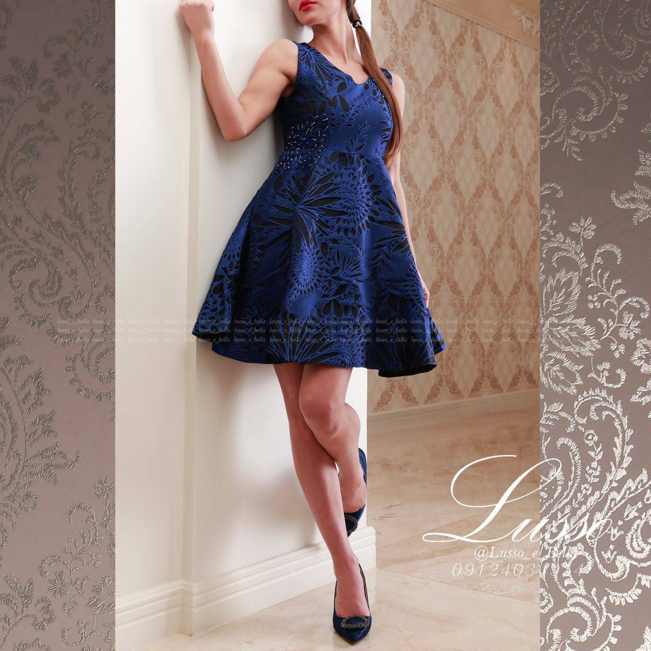 Sasy flare beaded dress - LussoCA