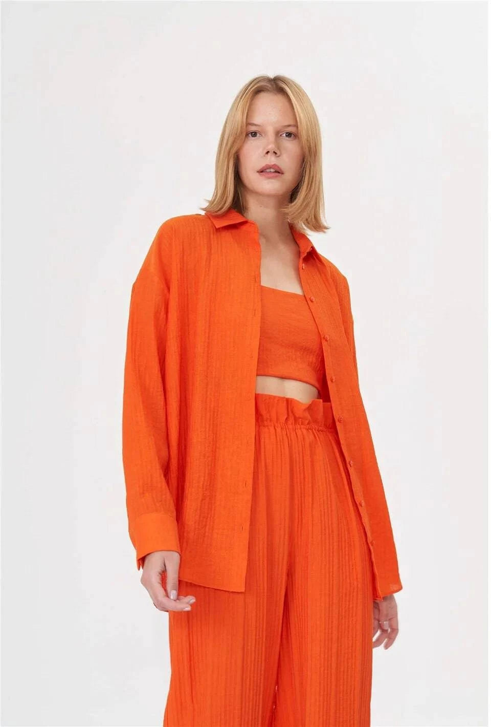 Kiara 3 Pieces Set Tube Top - Green - LussoCA