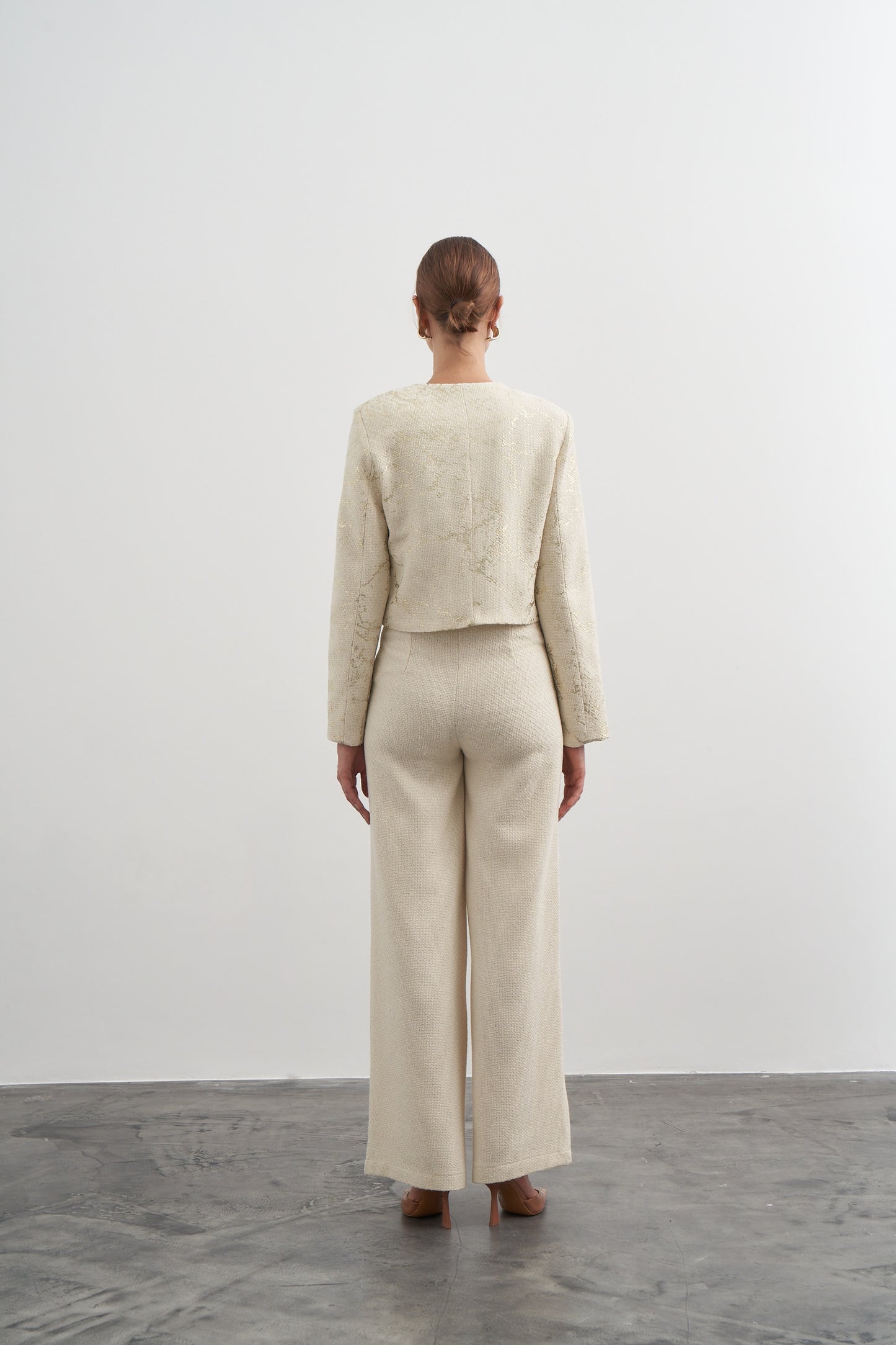 Chic Tweed Blazer – Perfect for Spring | Black & Off-White