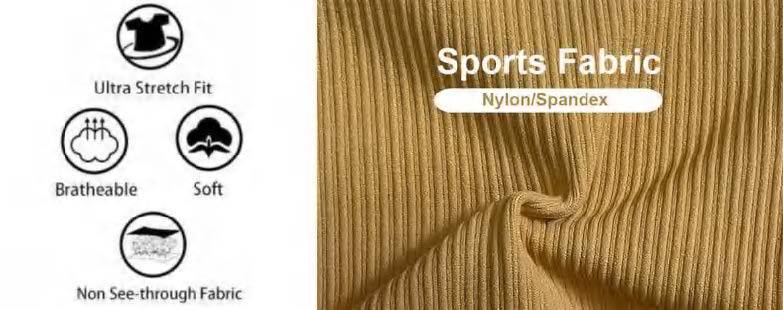 Ribbed Leggings-Brown - LussoCA