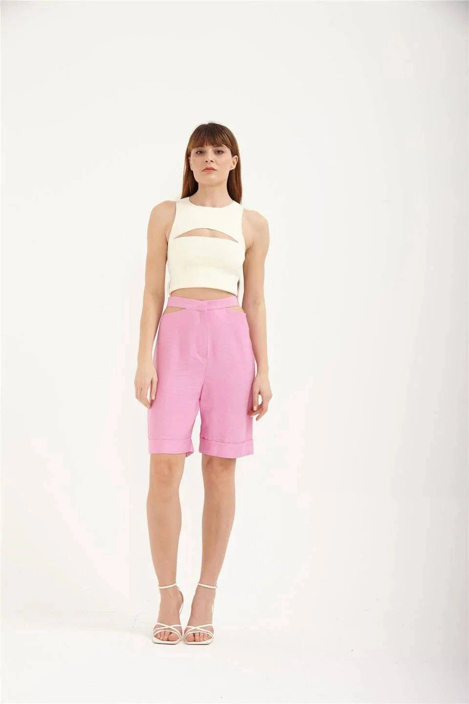 Aroura Shorts - Pastel Pink - LussoCA