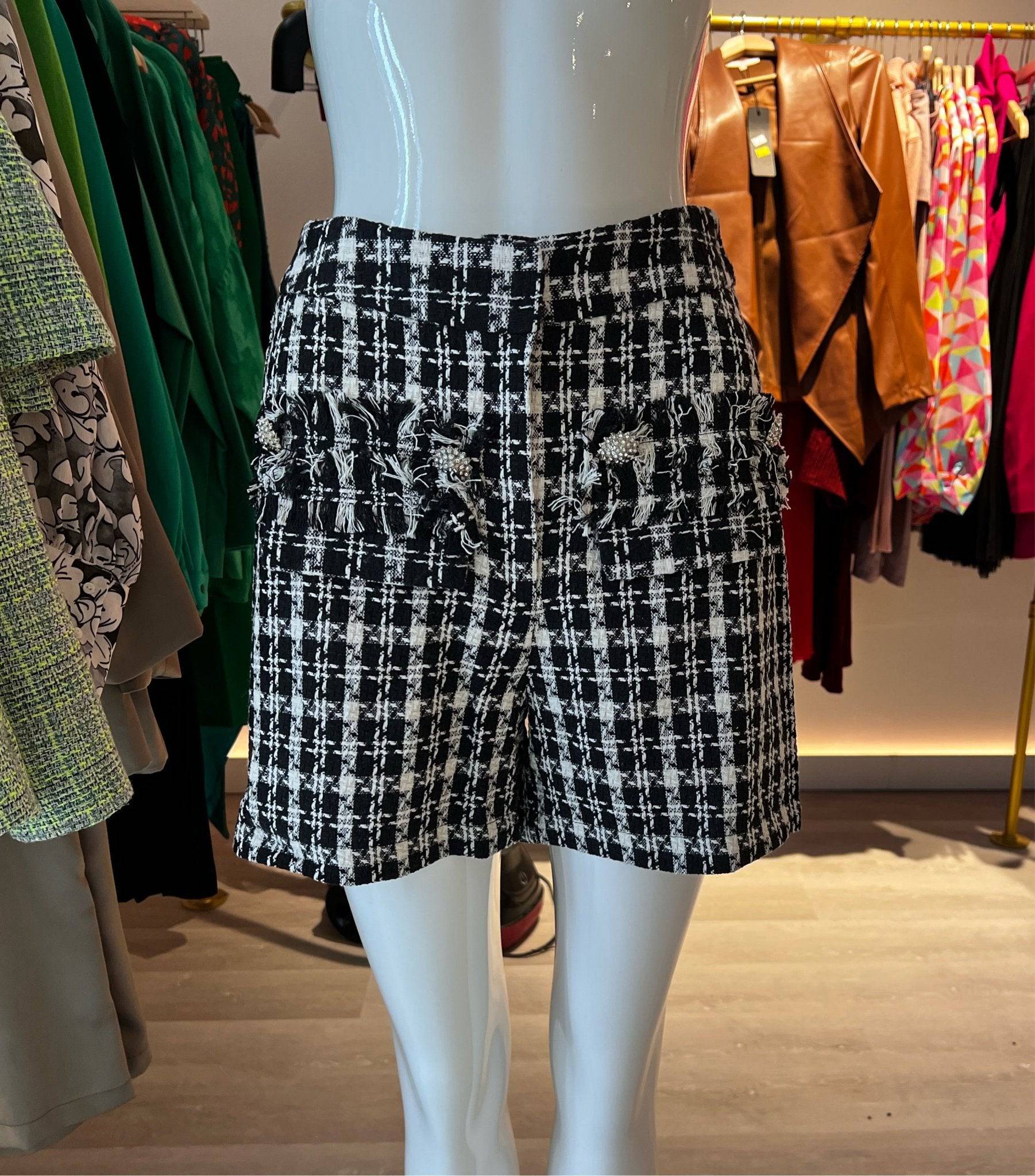 Cotton Tweed Shorts - LussoCA