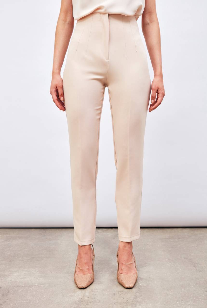 High Waist Pleated Trousers - LussoCA