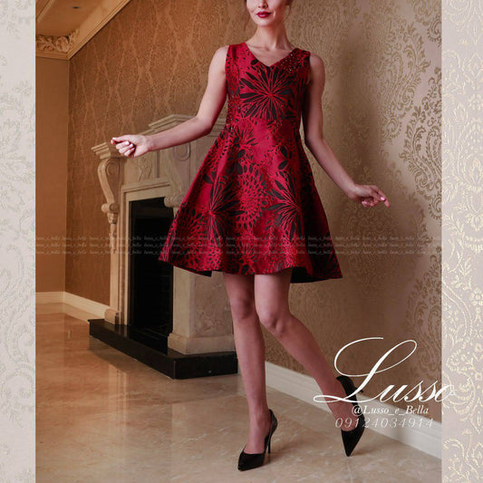 Sasy flare beaded dress - LussoCA