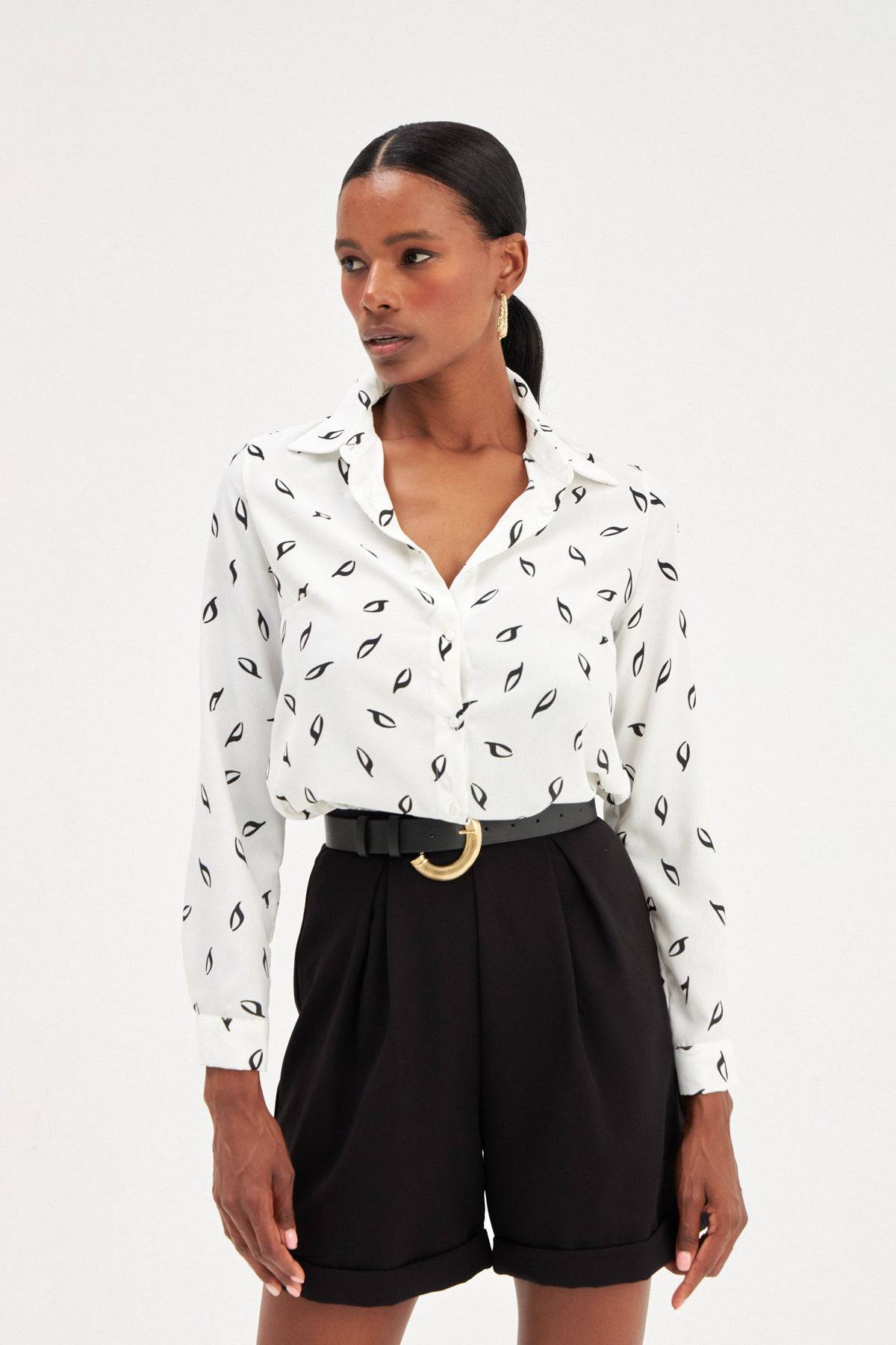 Layered Loose Shorts - BLACK - LussoCA