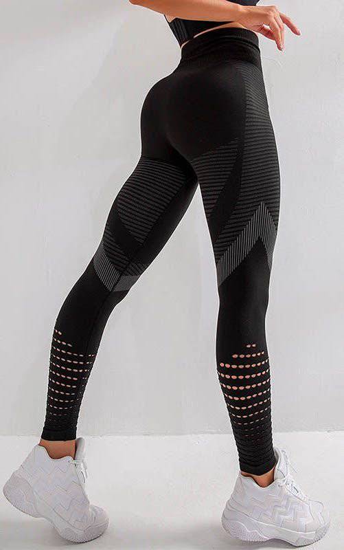 Mesh Leggings-Black - LussoCA
