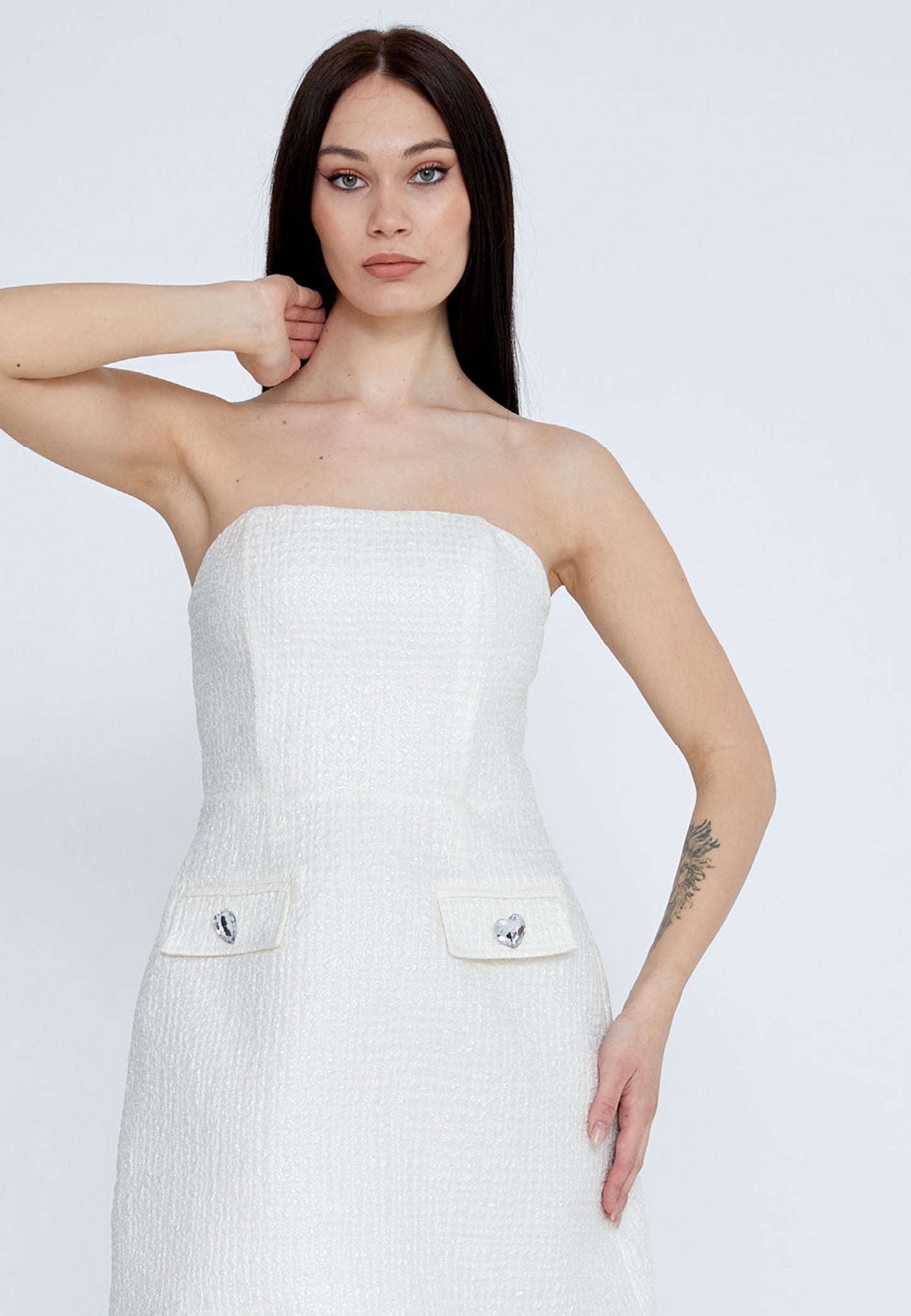 Strapless white dress - LussoCA