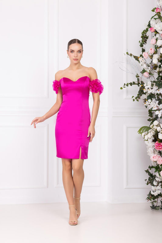 Chabella Night Wear Evening Dresses Fuchsia - LussoCA