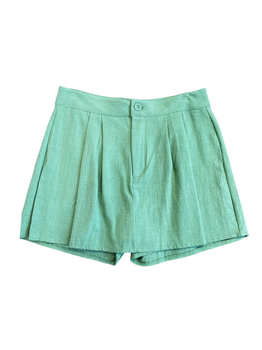 100% Organic Fabric Skort - Green - LussoCA