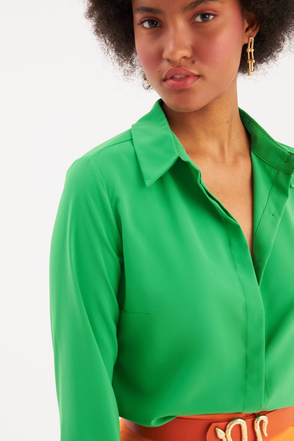 Basic Classic Shirt - GREEN - LussoCA