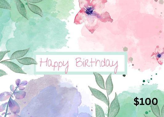 Happy Birthday Gift Card - LussoCA