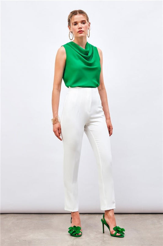 High Waist Pleated Trousers - LussoCA