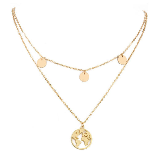 Victoria Bohemian Map Beads Necklaces - LussoCA